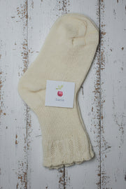 Organic Cotton Baby Socks  <br / > Lucia <br / > Undyed