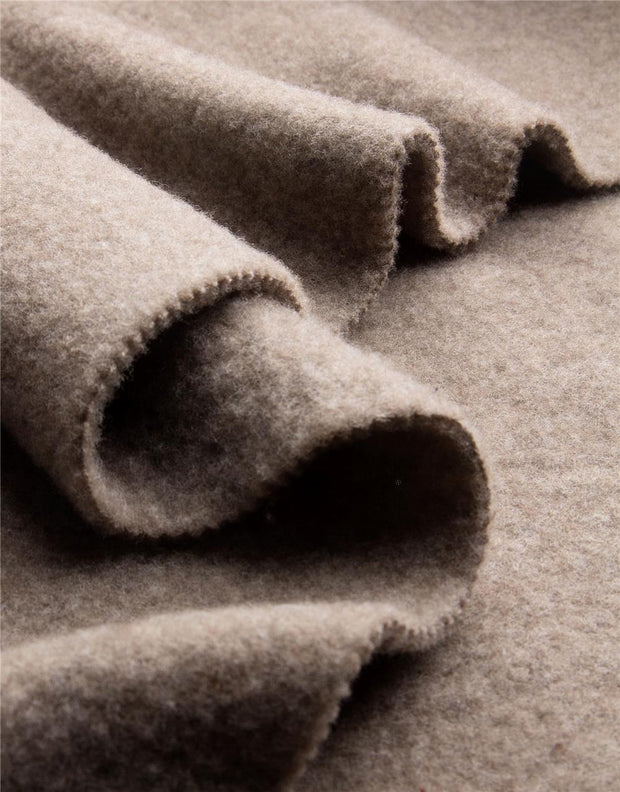 ORGANIC MERINO WOOL FLEECE DESERT ~ Wool Fleece fabric