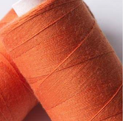 ORGANIC COTTON THREAD~ Orange 783 ~ large bobbins of 500m thread, sewing thread, organic thread, machine sewing, hand sewing