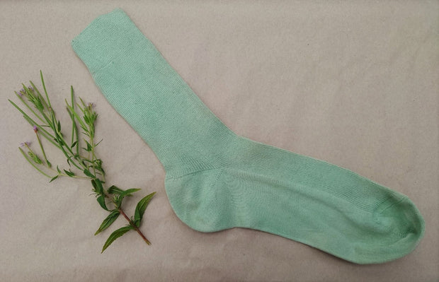 LAURA DYED ~ Organic Cotton. Naturally dyed green