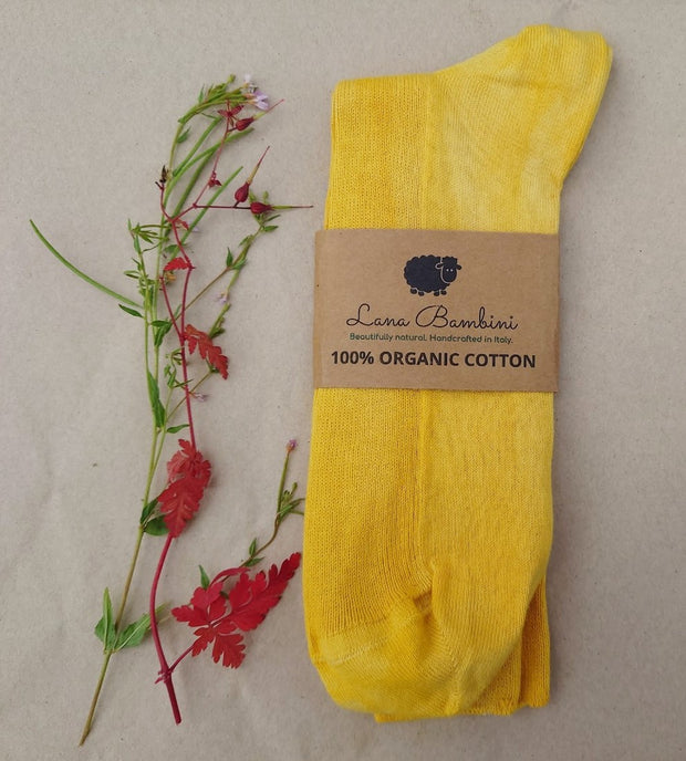 LAURA DYED ~ Organic Cotton. Naturally dyed yellow