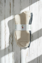 Wool & Cotton  Children's Socks  <br / > PIA <br / > Undyed