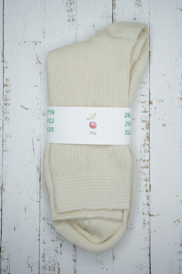 Wool & Cotton  Children's Socks  <br / > PIA <br / > Undyed