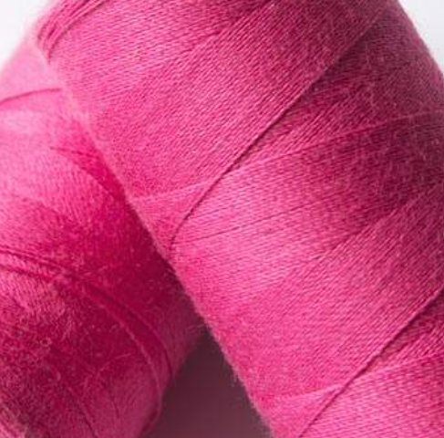 ORGANIC COTTON THREAD~ Pink 1199 ~ large bobbins of 500m thread, sewing thread, organic thread, machine sewing, hand sewing