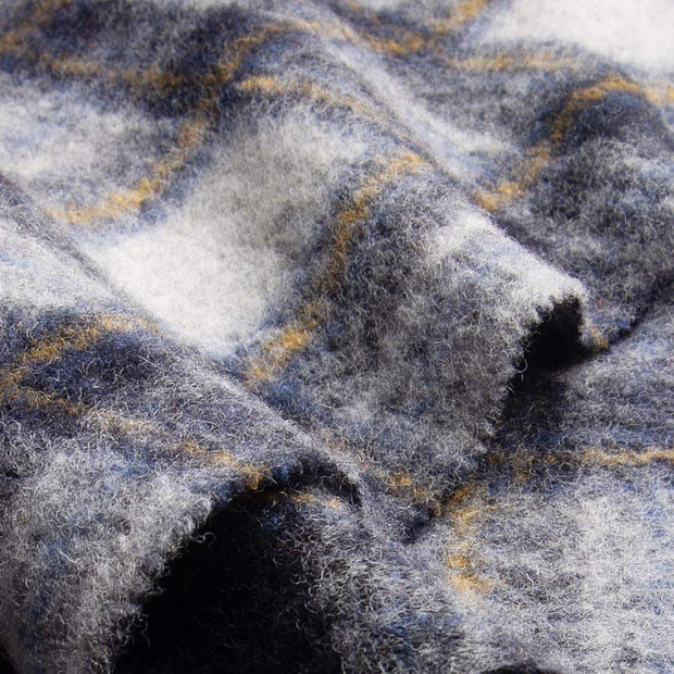 Close-up of textured fabric with wavy pattern
