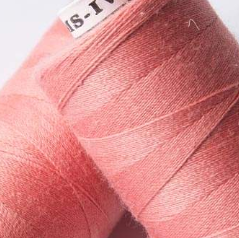 500m ORGANIC COTTON THREAD~ Salmon 8300 ~ large bobbins of 500m thread, sewing thread, organic thread, machine sewing, hand sewing