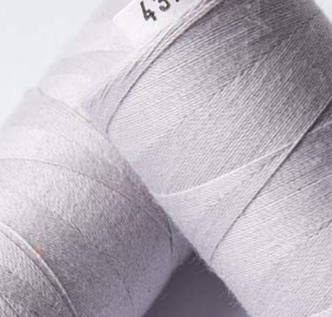 500m ORGANIC COTTON THREAD~ Silver Grey 45 ~ large bobbins of 500m thread, sewing thread, organic thread, machine sewing, hand sewing