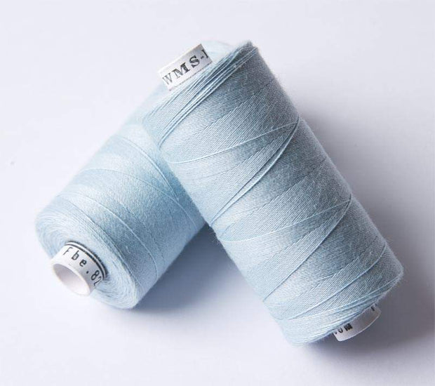 500m ORGANIC COTTON THREAD~ Sky Blue 8293 ~ large bobbins of 500m thread, sewing thread, organic thread, machine sewing, hand sewing