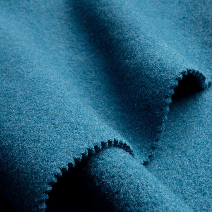 TEAL ~ Organic Cotton Fleece fabric