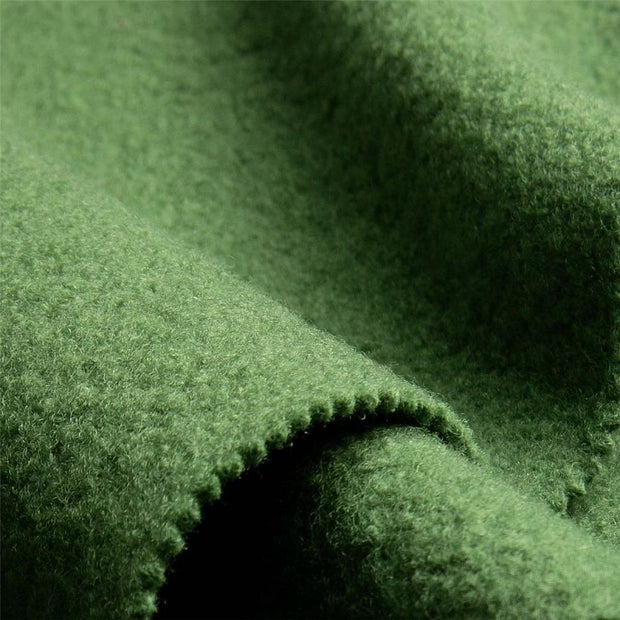 WOOLWALK EMERALD ~ Felted Wool fabric detail