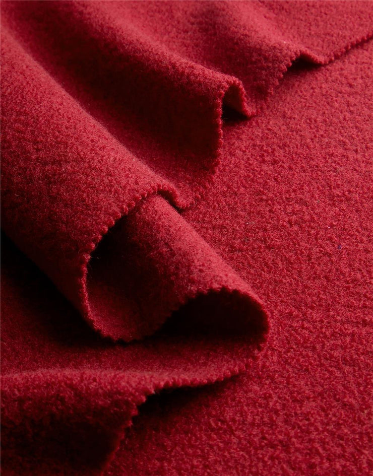 WOOLWALK CRANBERRY ~ Felted Wool fabric