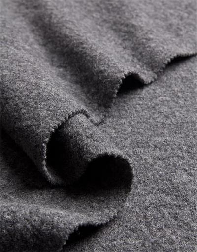 WOOLWALK GREY ~ Felted Wool fabric