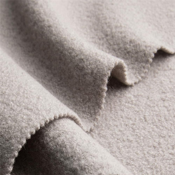 WOOLWALK OYSTER ~ Felted Wool fabric detail
