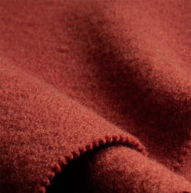 WOOLWALK AUTUMN ~  Felted wool walk fabric - Wool Walk fabric designed for coats, jackets, skirts, hats, dress, mittens detail