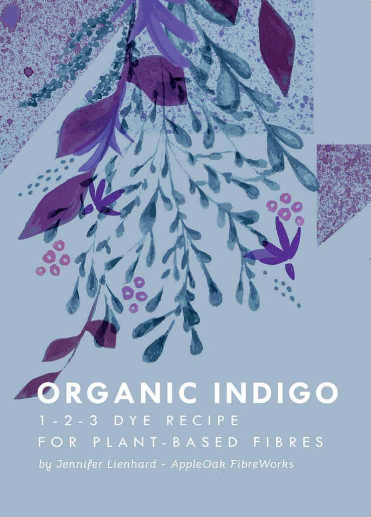 Indigo Dye Instructions for an Organic Fruit Sugar Dye Vat for Cotton + Linen Fibres (PDF)