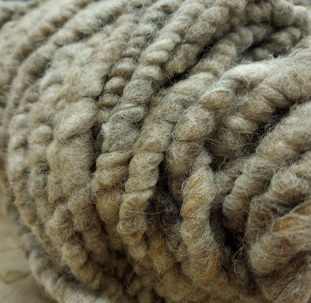 Carpet yarn dark beige