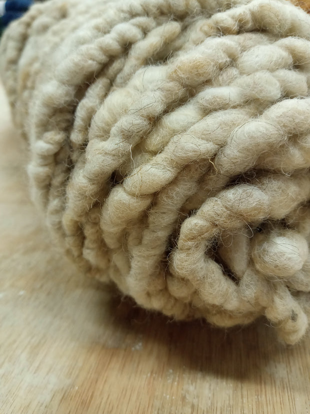 close up light beige carpet wool