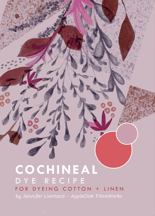 Cochineal Dye Recipe for Cotton & Linen