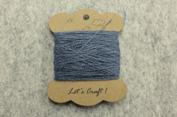 Blue embroidery thread indigo dyed