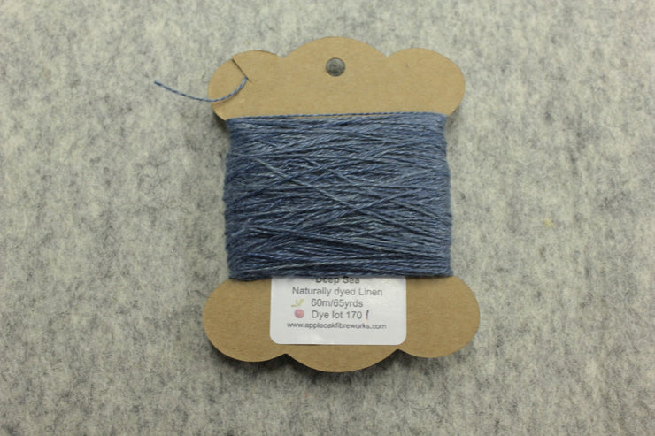 Blue embroidery thread indigo dyed