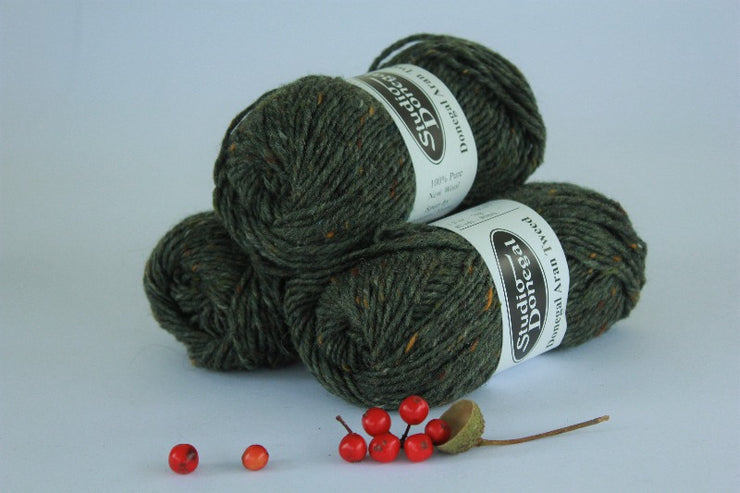 DONEGAL TWEED ~ Woodland Green 4756