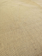Organic Cotton 45 Wide Herringbone RAW Unbleached Clothing Hand Woven  Fabric
