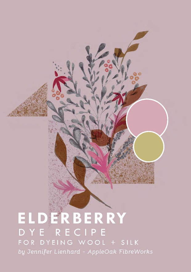 Elderberry Dye Instructions for Wool + Silk (PDF)