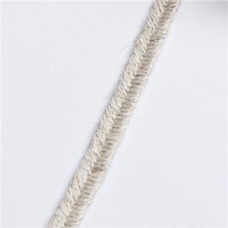 Linen cord natural 5mm close up