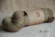 Turin ~ Lilly's River  naturally dyed yarn with Rhubarb