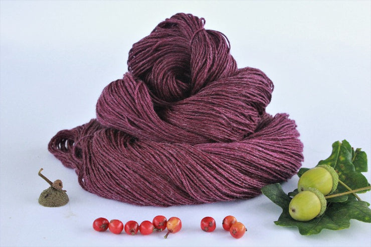 Turin crocus purple knitting yarn