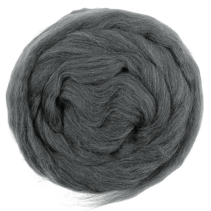 dark mix EUROPEAN MERINO ~ European production, small scale, museling free, spinning fibre, wool, wool roving, needle felting wool