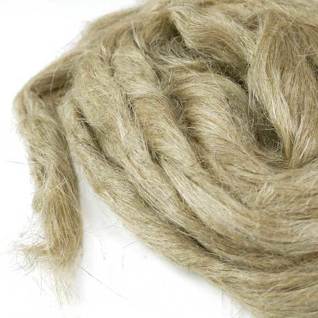 FLAX ROVING ~ Natural Dew-Retted – AppleOak FibreWorks