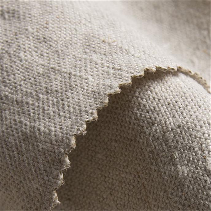 Lanara linen fabric close up