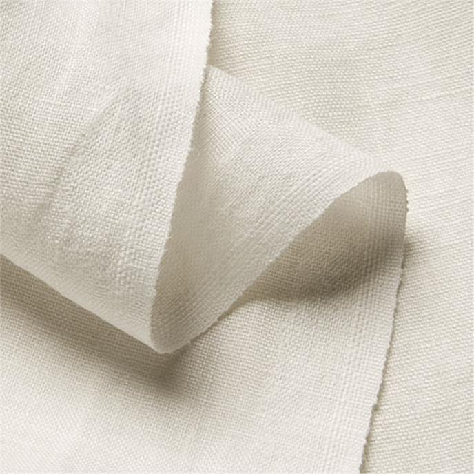 Natural Linen fabric oxygen bleached unwashed