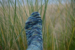 Rochelle Doolin yarn sock pattern