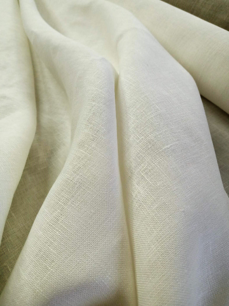 white linen folded